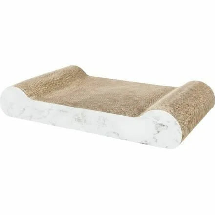 TRIXIE Drapak kartonowy dla kota XXL 64x11x37 cm dwustronny z kocimiętką – szary