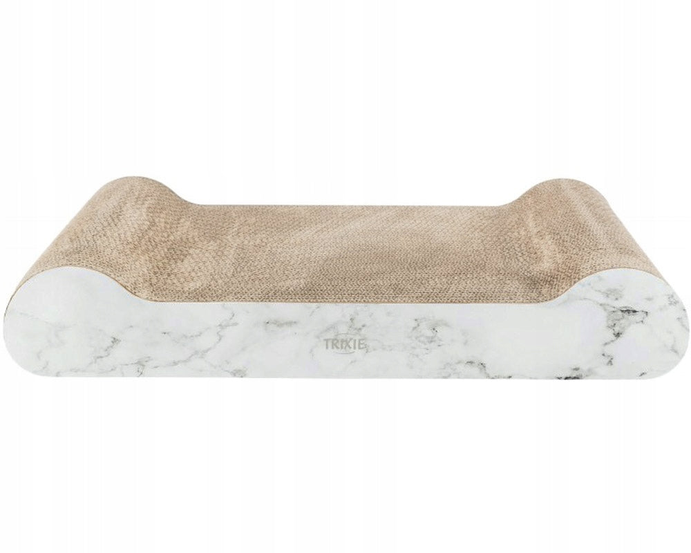 TRIXIE Drapak kartonowy dla kota XXL 64x11x37 cm dwustronny z kocimiętką – szary