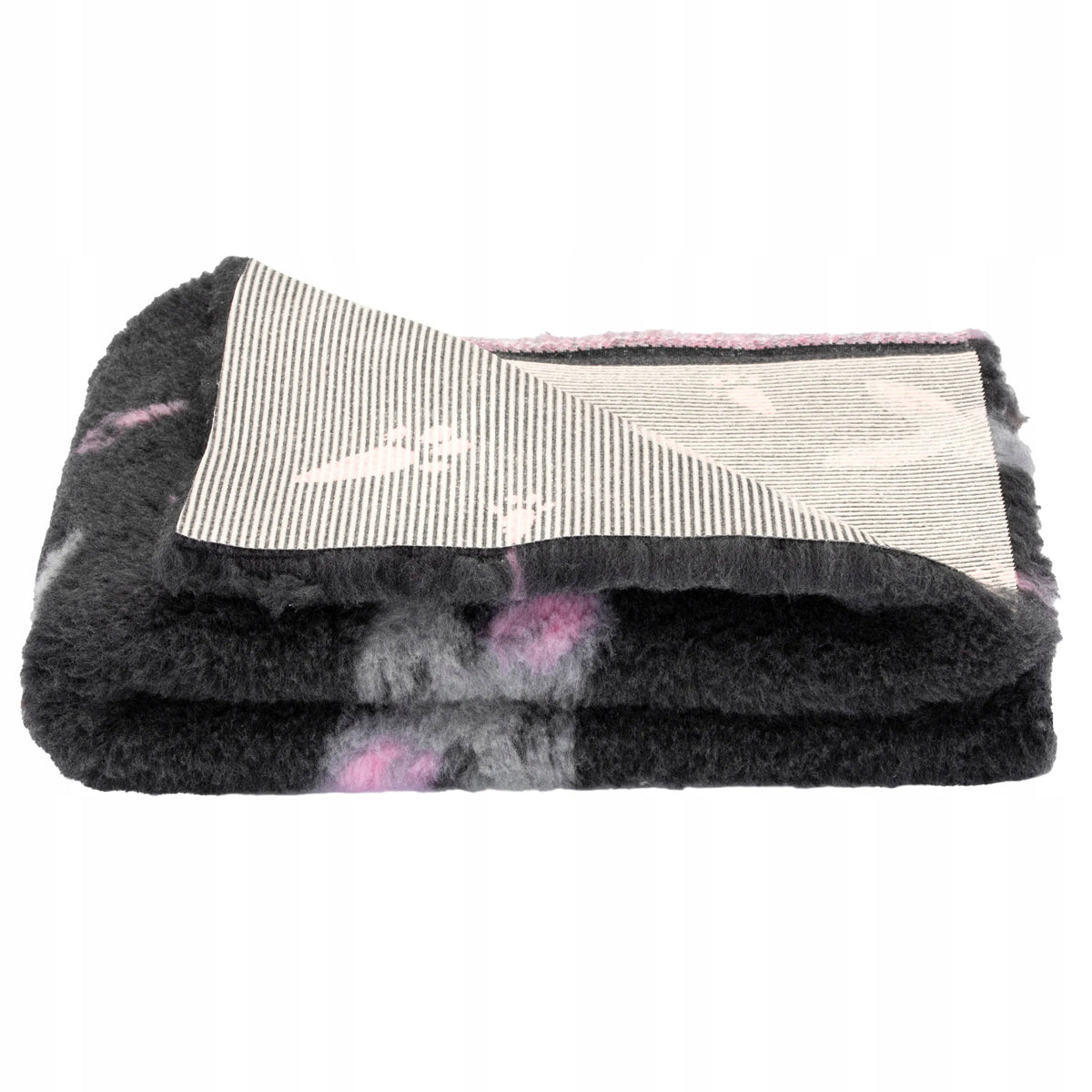 Blovi Dry-Bed UK suche legowisko VET A+ 75 x 50 cm, antypoślizgowe – grafitowe w króliczki