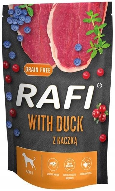Dolina Noteci Rafi mokra karma dla psa z kaczką bezzbożowa – zestaw 10 x 500 g
