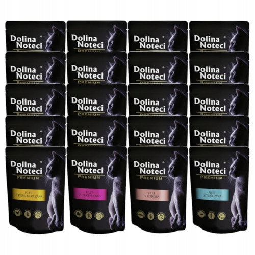 Dolina Noteci Premium mokra karma dla kota filet 20x85 g bezzbożowa – mix smaków