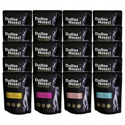 Dolina Noteci Premium mokra karma dla kota filet 20x85 g bezzbożowa – mix smaków