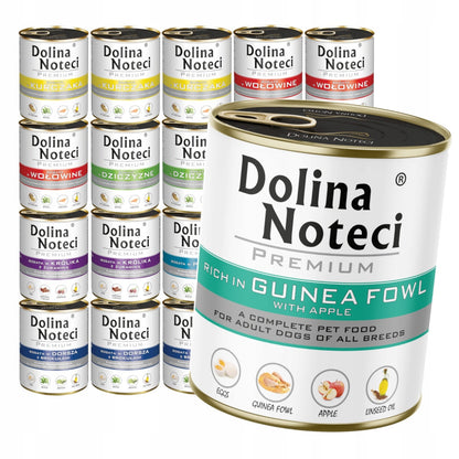 Dolina Noteci Premium mokra karma dla psa mix 7 smaków 20 x 800 g – bezzbożowa, 16 kg