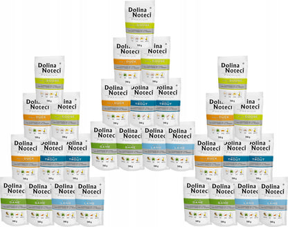 Dolina Noteci Premium mokra karma dla psa 30x500 g – mix 5 smaków, saszetki