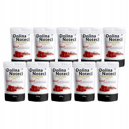 Dolina Noteci Premium Pure mokra karma dla psa alergika z wołowiną – saszetki 10 x 150 g