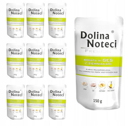 Dolina Noteci Premium mokra karma dla psa z gęsią i ziemniakami – saszetki 10 x 150 g