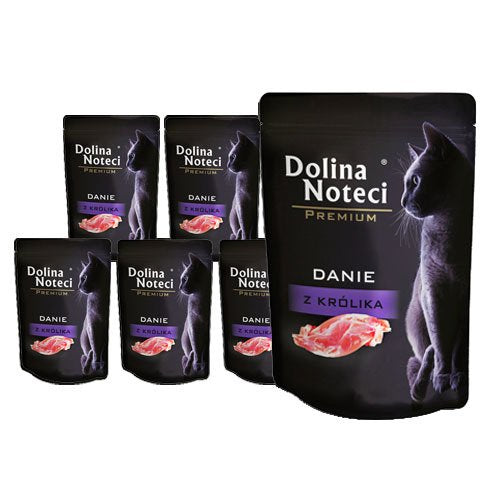 Dolina Noteci Premium mokra karma dla kota z królikiem – bezzbożowa, 10 x 85 g