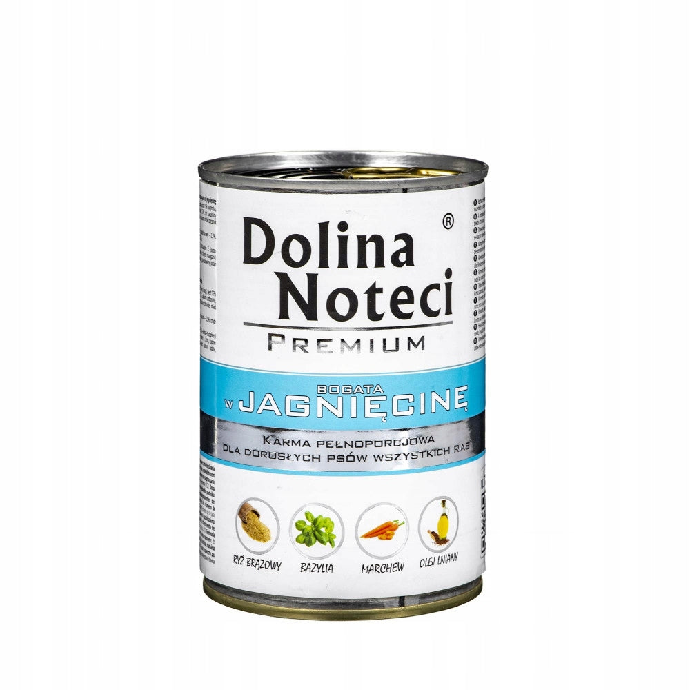 Dolina Noteci Premium mokra karma dla psa 7x400 g – bezzbożowa, mix smaków w puszkach