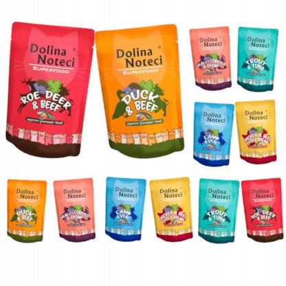 Dolina Noteci Superfood mokra karma dla kota bez zbóż 12 x 85 g – mix 6 smaków