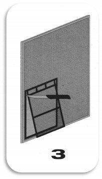 Pro-Concept Drzwiczki wahadłowe do moskitiery 30 x 40 cm dla psa i kota, z blokadą – czarne
