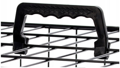 Klatka dla psa metalowa 91x60x66 cm składana, z dwoma wejściami i tacą – rozmiar XXL