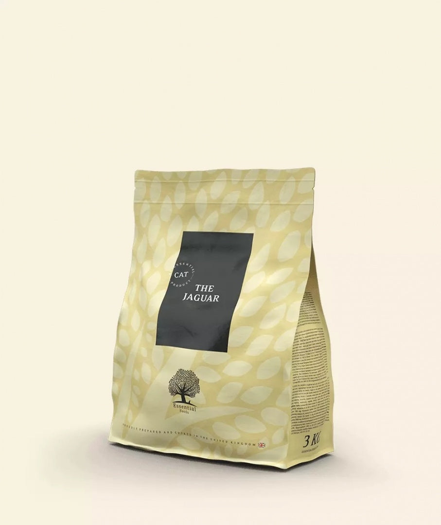 Essential Foods The Jaguar sucha karma dla kota bez zbóż 3 kg – 80% mięsa, dla kociąt i dorosłych