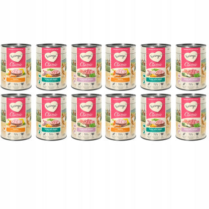Feringa mokra karma dla kota Classic Meat Menu 12 x 400 g bezzbożowa – mix smaków