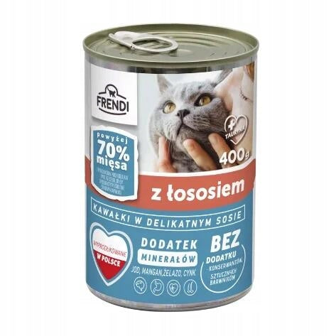 Frendi Mokra karma dla kota w sosie 36 x 400 g – puszki dla dorosłych kotów, mix smaków