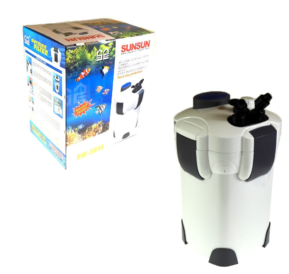 SunSun Filtr kubełkowy HW-304A 2000 l/h do akwarium do 800 l, 55 W – 4 kosze