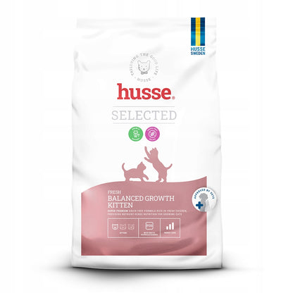 Husse Fresh Balanced Growth Kitten sucha karma dla kociąt bezzbożowa 2 kg – kurczak