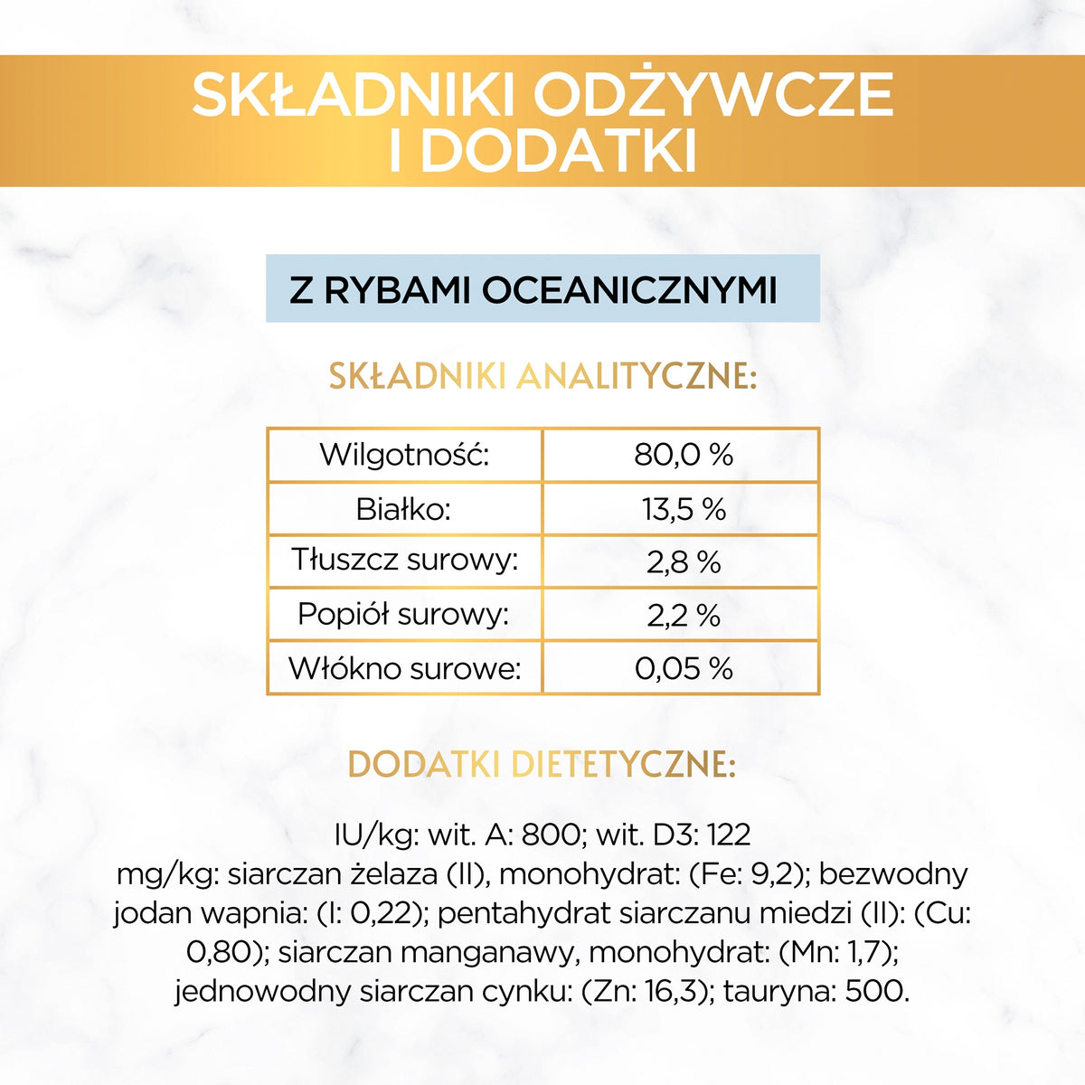 Gourmet Gold Succulent Delights karma mokra dla kota z rybą oceaniczną – puszki 12 x 85 g