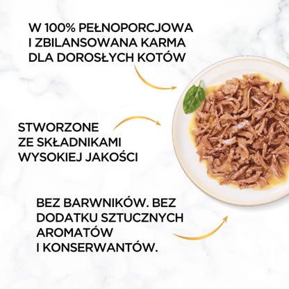 Gourmet Gold Succulent Delights karma mokra dla kota z rybą oceaniczną – puszki 12 x 85 g