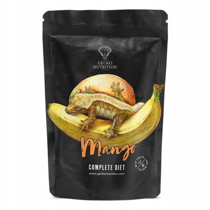 Gecko Nutrition pokarm dla gekona orzęsionego 50 g – papka owadzio-owocowa, mango