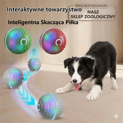 Zabawka interaktywna automatyczna piłka dla psa duże rasy usb zasilana ruchoma