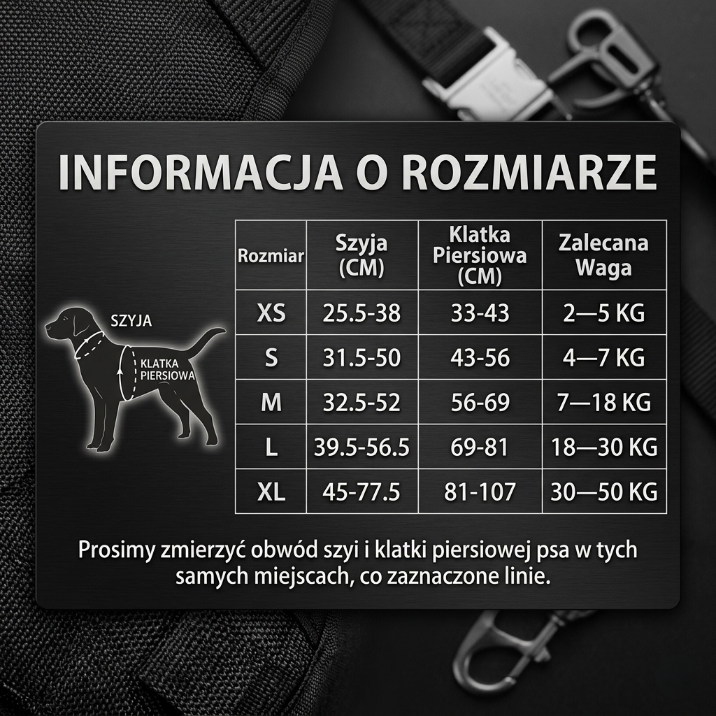 Szelki dla psa regulowane odblaskowe nylonowe z miękkim paddingiem komfortowym