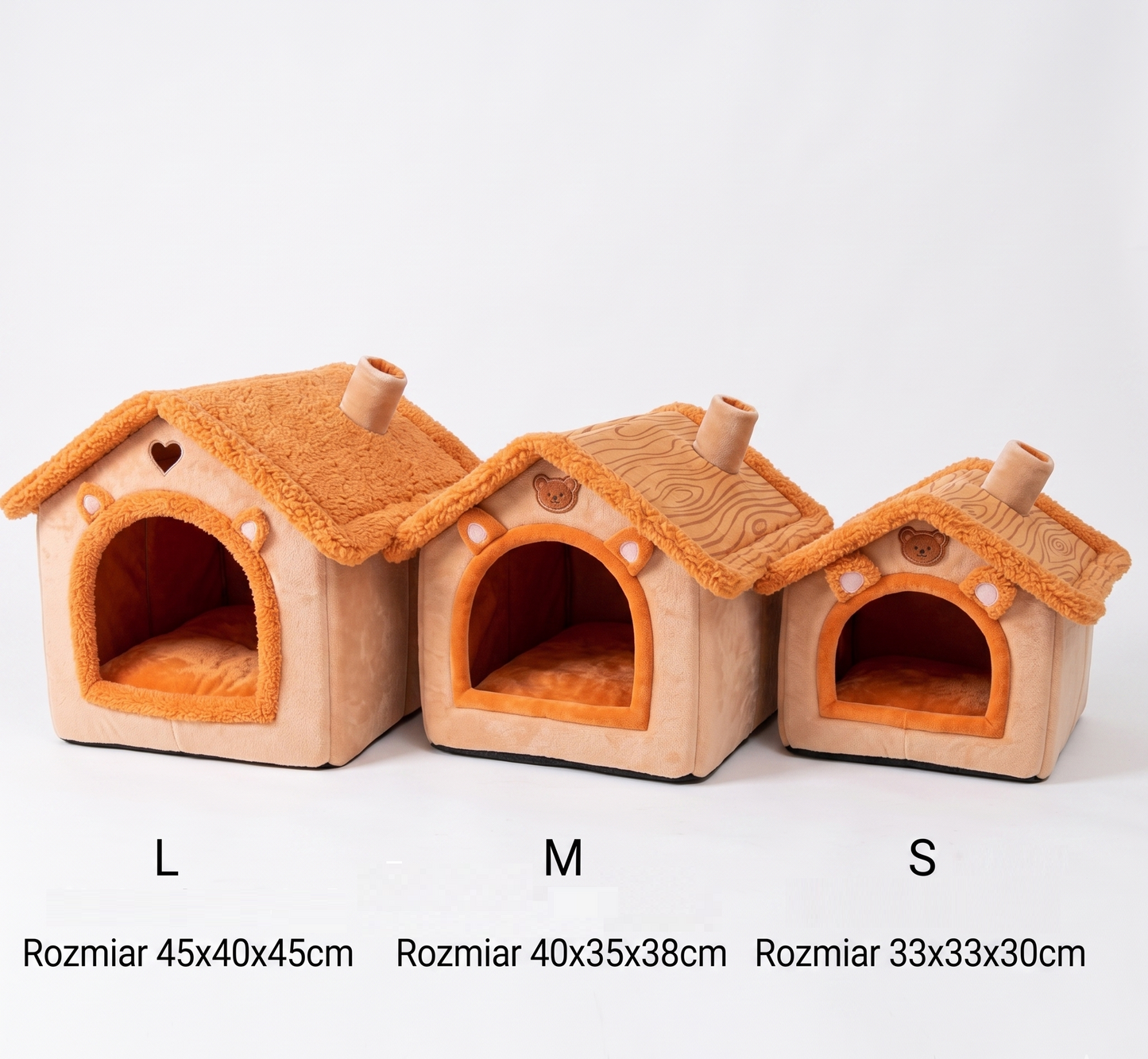 Domek dla psa i kota - Przytulne legowisko z daszkiem