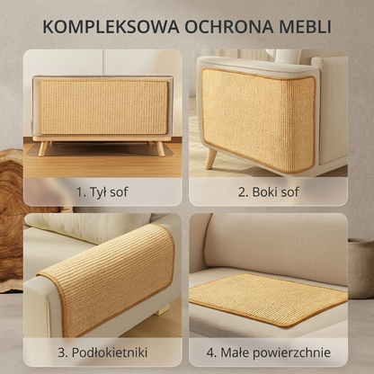 Drapak z sizalu miękki i stabilny przyjemny idealny dla kota zabawka do pazurów