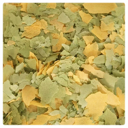 Glopex pokarm dla ryb w płatkach 3 x 200 g – zestaw Basic, Eigelb i Vegetal Mix