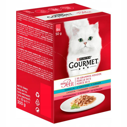 Gourmet Mon Petit Intense mokra karma dla kota 1,8 kg – 36 saszetek po 50 g, mix smaków