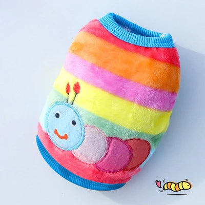 Kamizelka z flaneli dla małego psa — dla maluchów 0,5–6 kg
