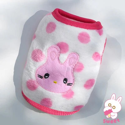 Kamizelka z flaneli dla małego psa — dla maluchów 0,5–6 kg