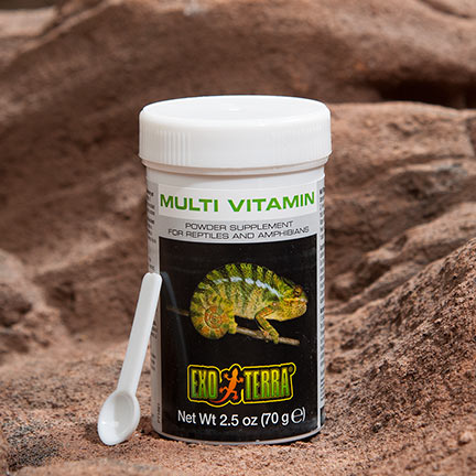 Exo-Terra Multi Vitamin 70 g – suplement multiwitaminowy dla gadów i płazów, proszek