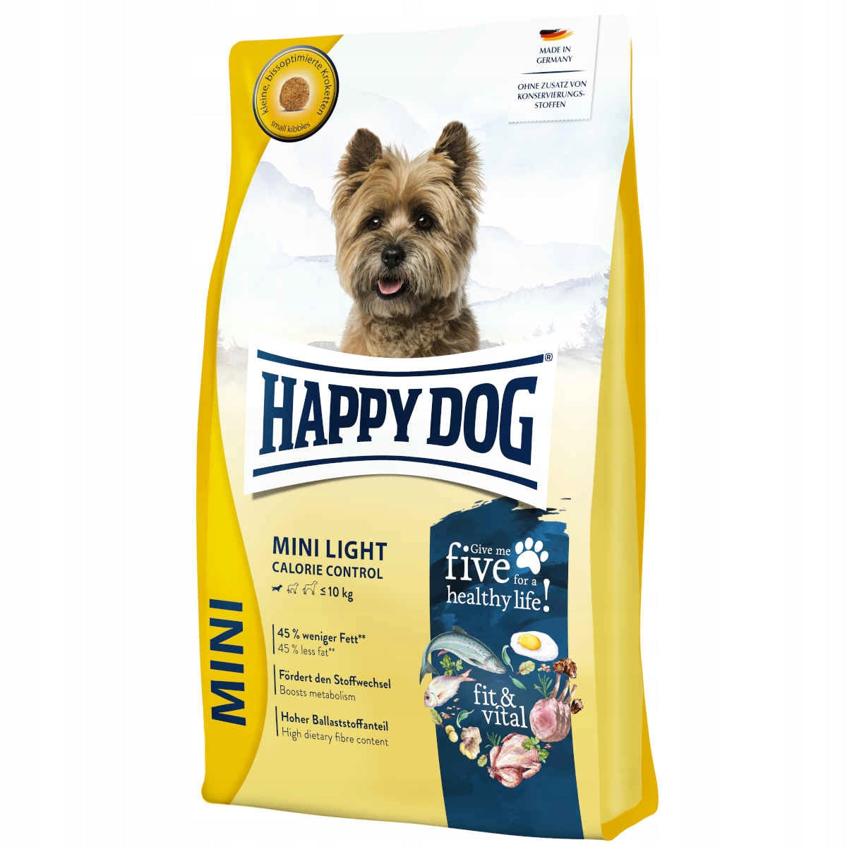 Happy Dog Mini Light Low Fat 4 kg – sucha karma dla psów małych ras z nadwagą