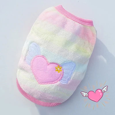 Kamizelka z flaneli dla małego psa — dla maluchów 0,5–6 kg