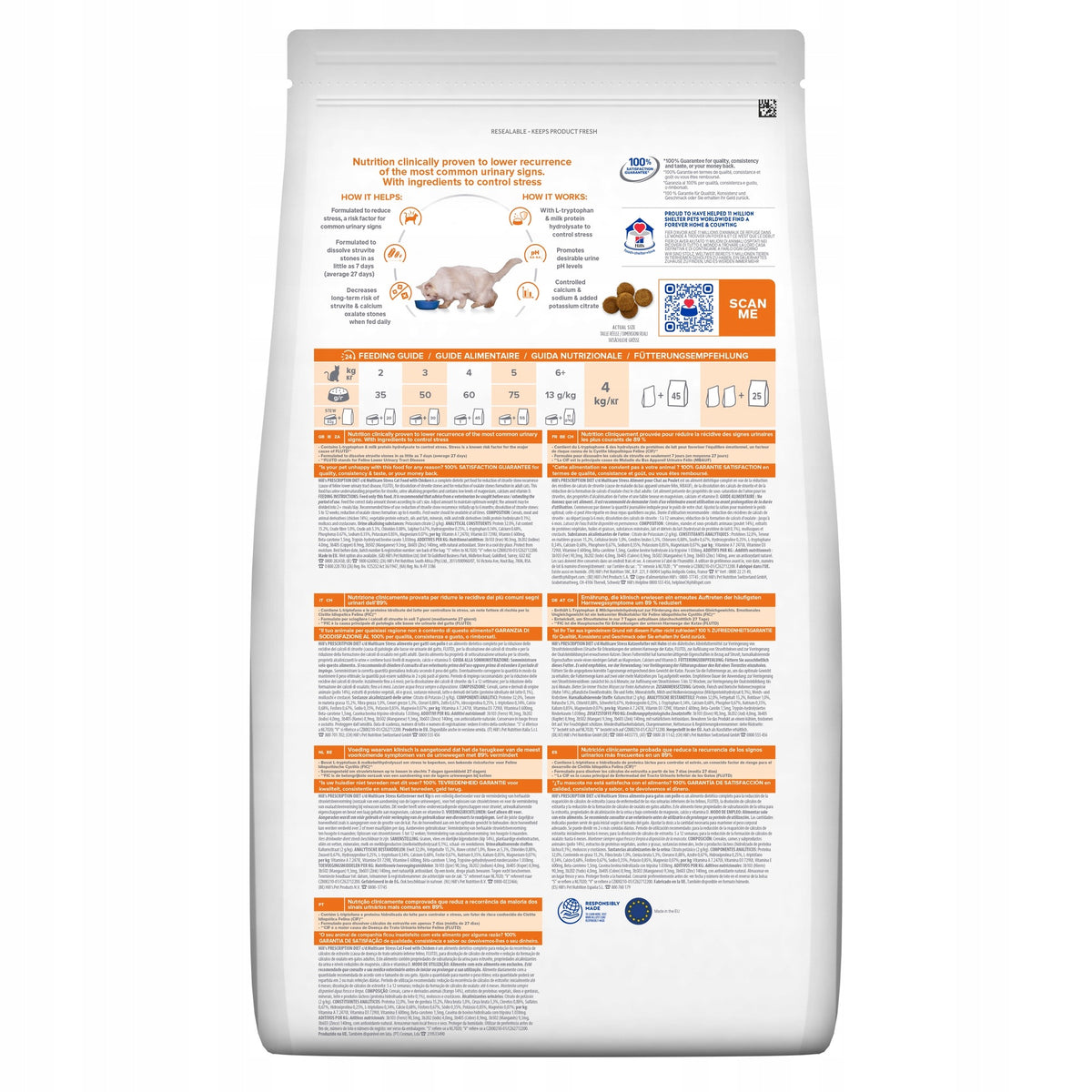 Hill's Prescription Diet c/d Multicare Stress 8 kg – sucha karma dla kota na drogi moczowe, kurczak