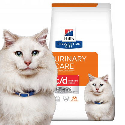 Hill's Prescription Diet c/d Multicare Stress 8 kg – sucha karma dla kota na drogi moczowe, kurczak