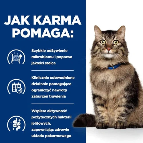 Hill's Prescription Diet Gastrointestinal Biome sucha karma dla kota 3 kg – kurczak