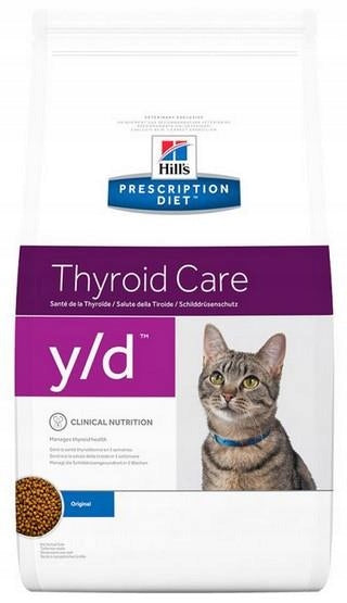 Hill's y/d Thyroid Care sucha karma dla kota 1,5 kg – wsparcie przy nadczynności tarczycy