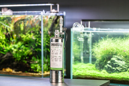 Invital Generator CO2 do akwarium z butlą 2 l – zawór elektromagnetyczny, wyłączanie nocne