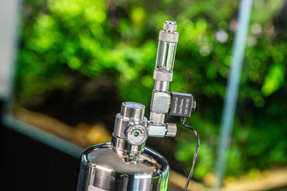 Invital Generator CO2 do akwarium z butlą 2 l – zawór elektromagnetyczny, wyłączanie nocne
