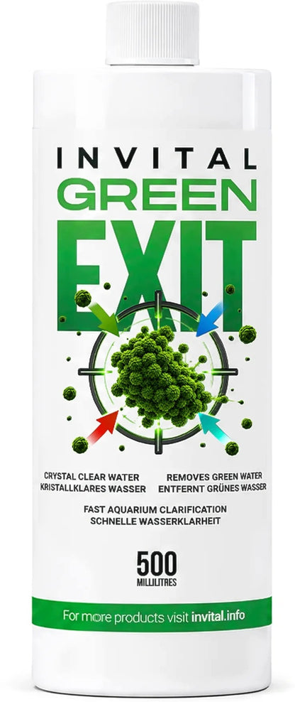 Invital GreenExit preparat na zieloną wodę w akwarium 500 ml – przeciw zmętnieniu