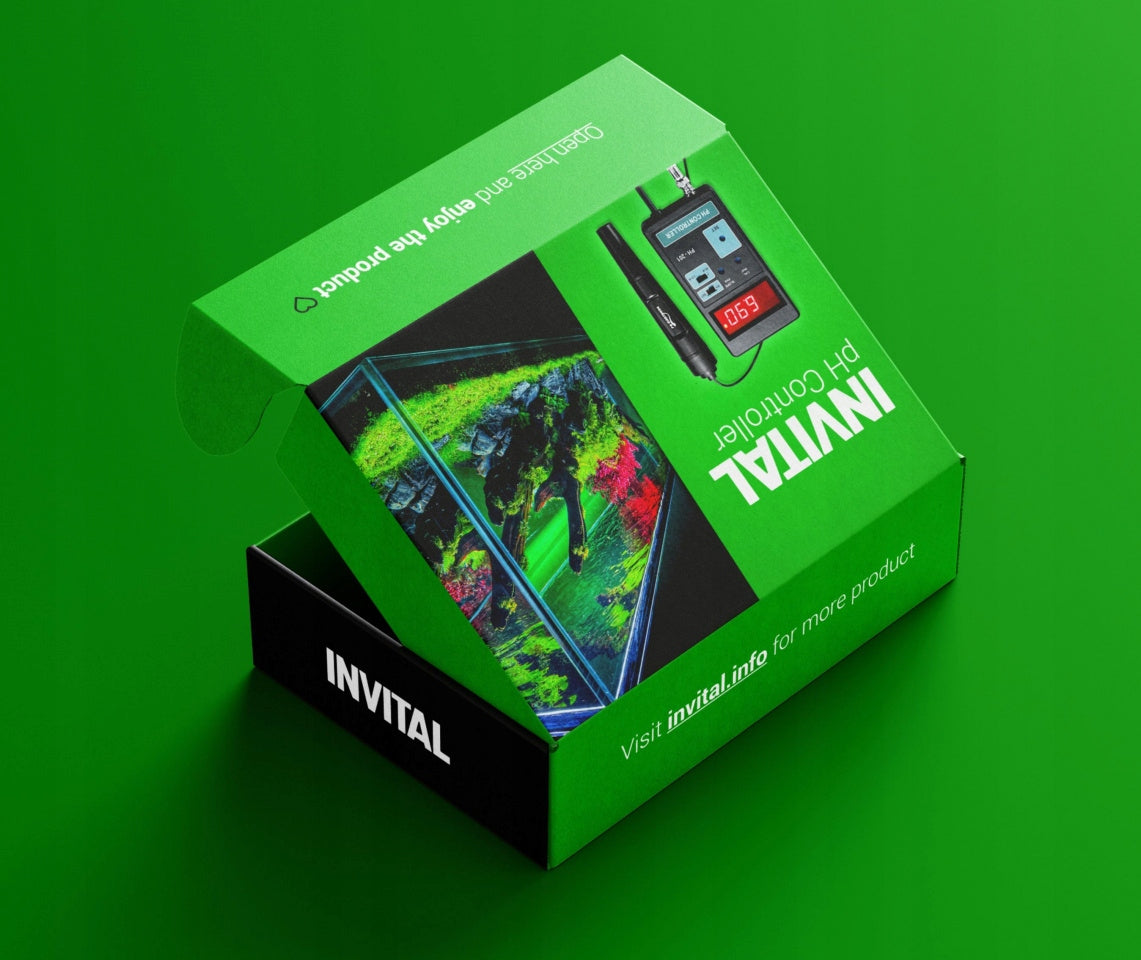 Invital regulator pH do akwarium z sondą – cyfrowy komputer pH do sterowania CO2