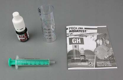 JBL test GH kropelkowy do akwarium – pomiar twardości ogólnej wody, z fiolką