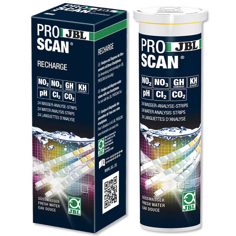 JBL ProScan Recharge paski testowe do wody 24 szt. – test 7w1 do akwarium