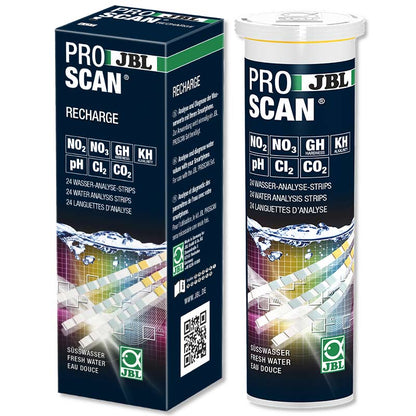 JBL ProScan Recharge paski testowe do wody 24 szt. – test 7w1 do akwarium