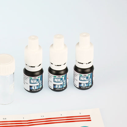 JBL Test NH4 kropelkowy do akwarium – test amonu 0,25-6 mg/l, woda słodka i morska