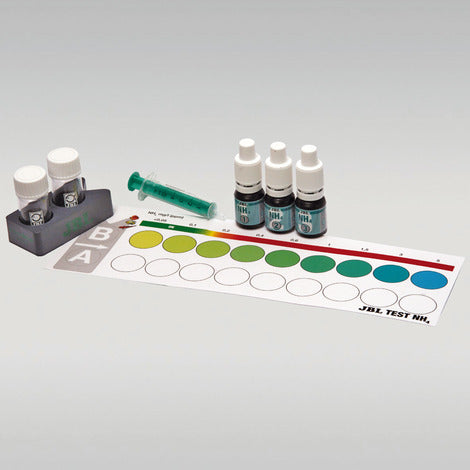 JBL Test NH4 kropelkowy do akwarium – test amonu 0,25-6 mg/l, woda słodka i morska