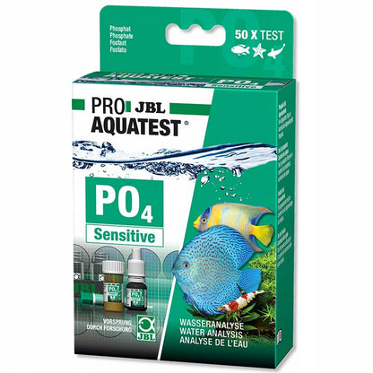 JBL Test PO4 Sensitive na fosforany do akwarium – woda słodka i morska, 0,05-1,8 mg/l