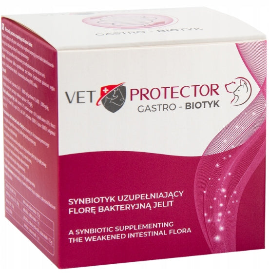 JM SANTE VET PROTECTOR Gastro-Biotyk probiotyk dla psa i kota na jelita – proszek 60 g