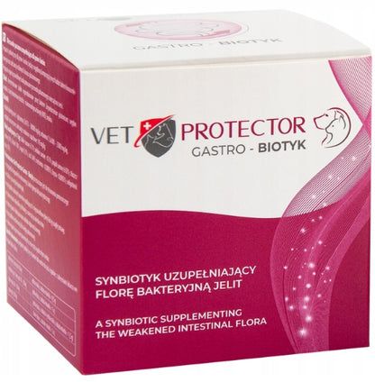 JM SANTE VET PROTECTOR Gastro-Biotyk probiotyk dla psa i kota na jelita – proszek 60 g